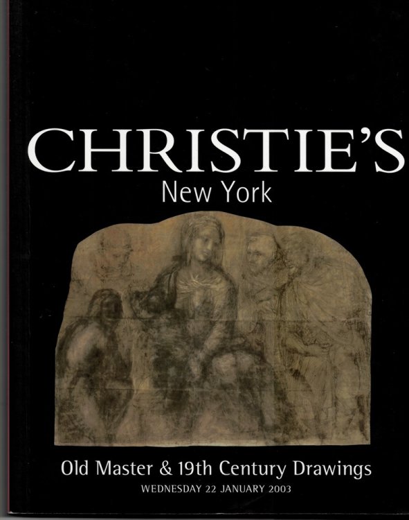 Old Master & 19th Century Drawings. Wednesday 22 January 2003