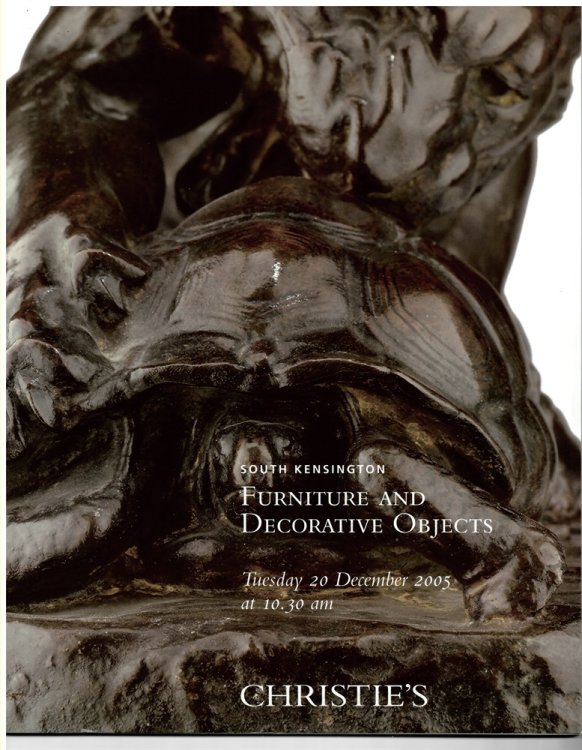 Furniture and Decorative Objects. Tuesday 20 December 2005
