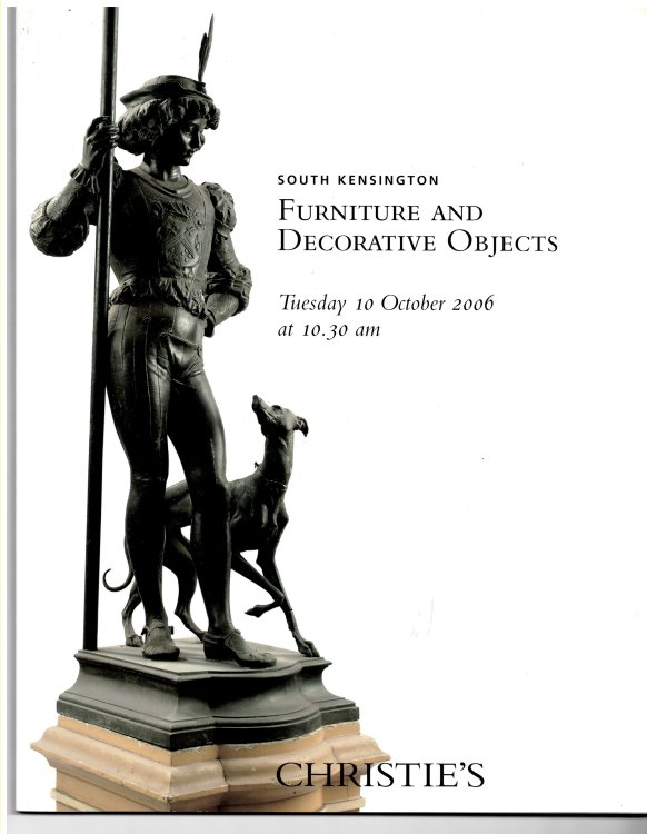 Furniture and Decorative Objects. Tuesday 10 October 2006