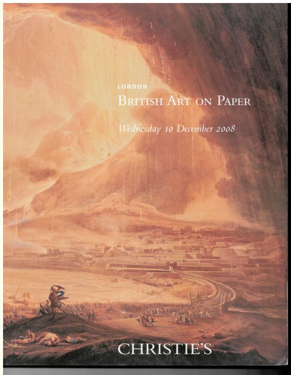 British Art on Paper. Wednesday 10 December 2008 & New York Important Old Master Paintings. English Master Landscapes by Turner and Constable from the Collection of William and Eleanor Wood Prince. Wednesday 28 January 2009 December