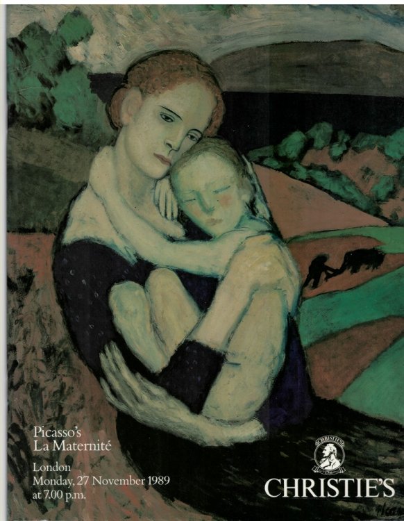 Picasso's La Maternit. London. Monday, 27 November 1989