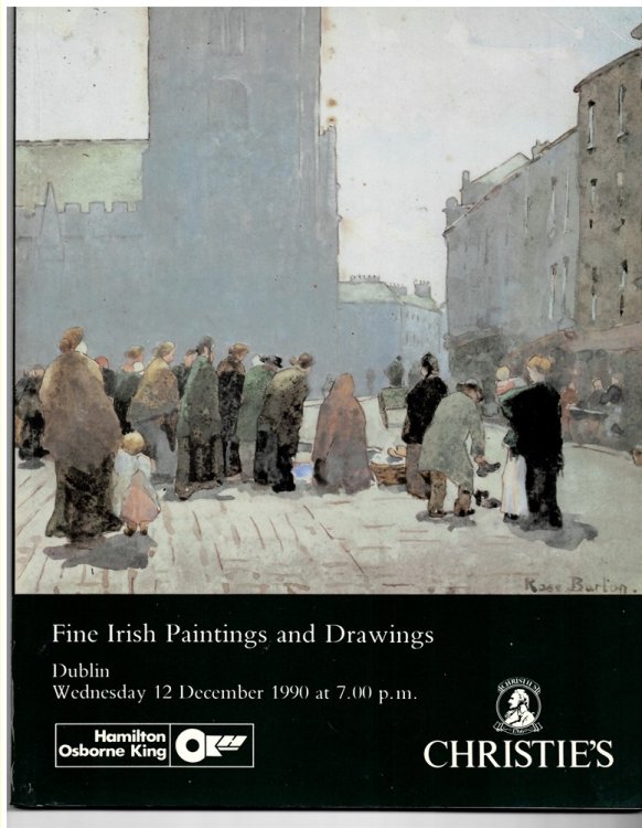 Fine Irish Paintings and Drawings. Dublin. Wednesday 12 December 1990