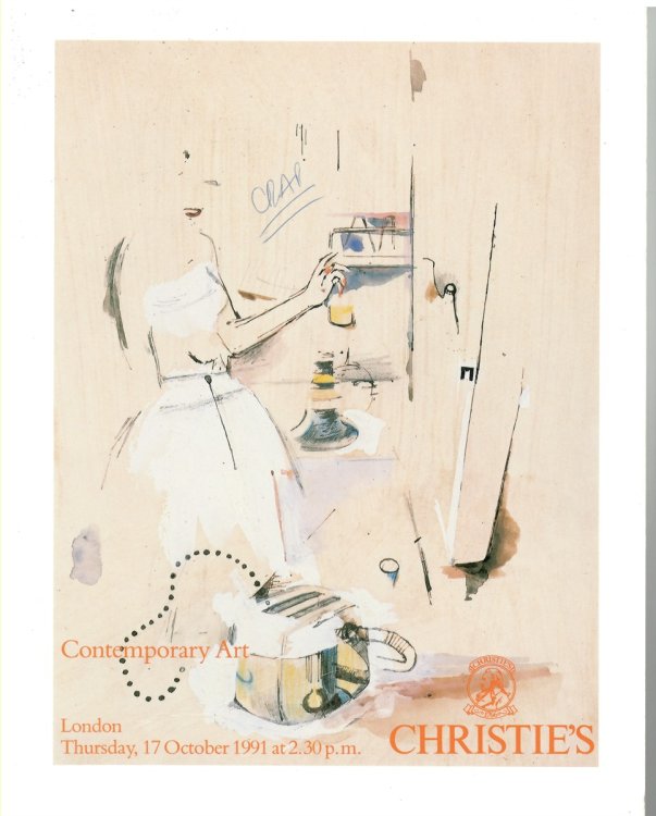 Christie's London. Contemporary Art. the Properties of the Late Sir Clifford Norton, K. C. M. G. , C. V. O. , the Estate of Brigitte Lopes, Zurich, Nicholas Guppy, Esq. , London and from Various Sources. Thursday, 17 October 1991