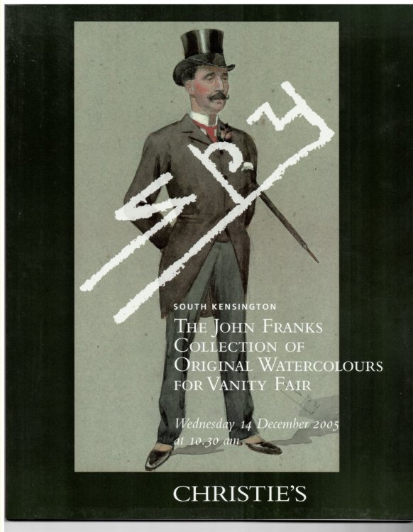 The John Franks Collection of Original Watercolours for Vanity Fair. Wednesday 14 December 2005