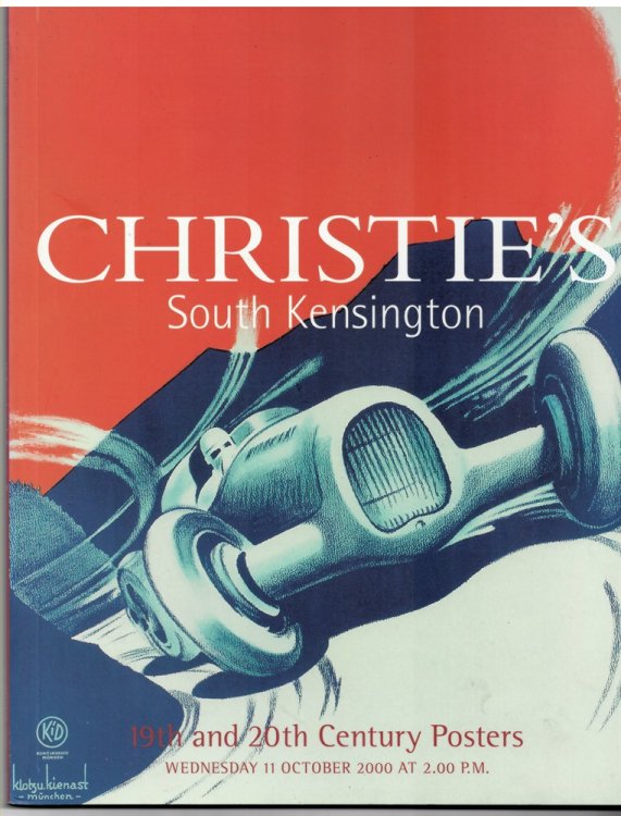 19th and 20th Century Posters. Wednesday 11 October 2000
