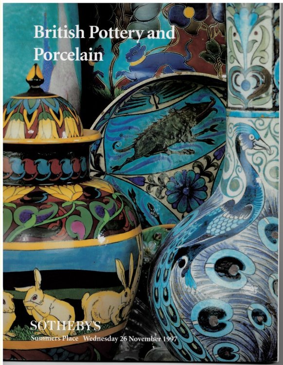 British Pottery and Porcelain. Summers Place. Wednesday 26 November 1997