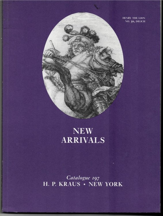 New Arrivals in a Wide Varieties of Fields Including Archaeology, Bibliography, Classics, English History & Literature, Illustrated Books, Numismatics, Italian History & Literature, Medicine, Stenography, Natural History, Reformation, Women