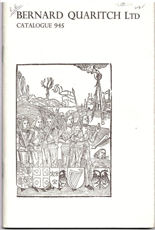 Bernard Quaritch. Catalogue 945