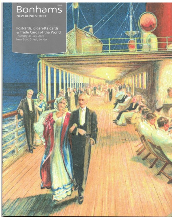 Postcards, Cigarette Cards & Trade Cards of the World. Thursday 31 July 2003
