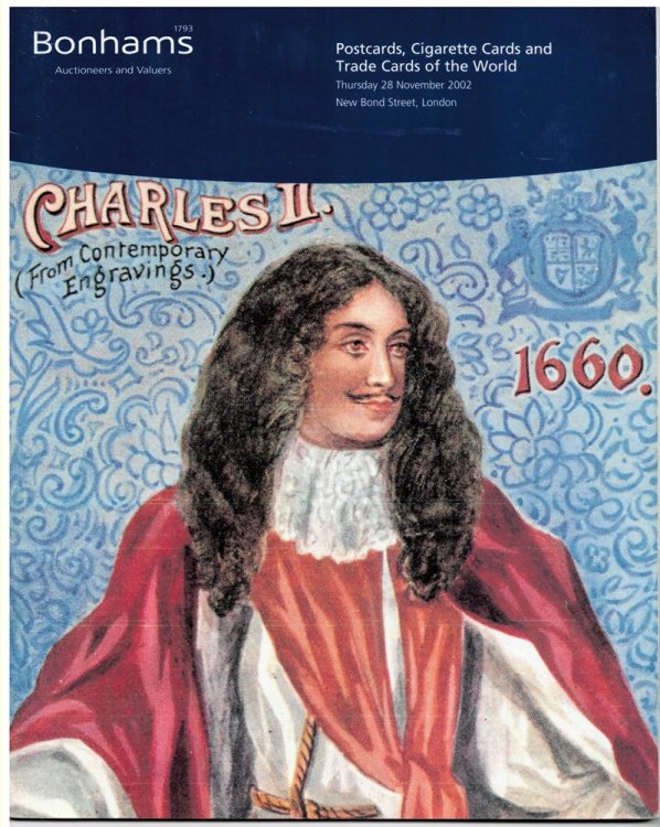 Postcards, Cigarette Cards and Trade Cards of the World. Thursday 28 November 2002