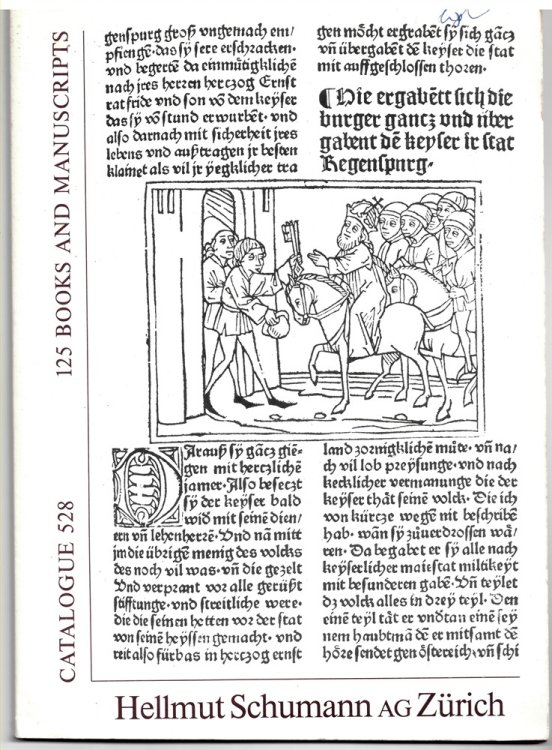 125 Books and Manuscripts. Catalogue 528