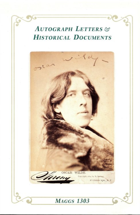 Autograph Letters & Historical Documents (Maggs Catalogue 1303)