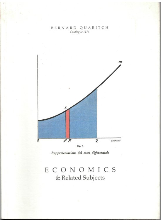 Economics & Related Subjects (Bernard Quaritch Catalogue 1174)