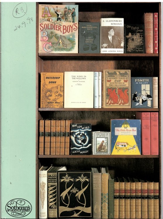 Catalogue 1039. General Antiquarian, Children's & Illustrated Books. Autumn 1998