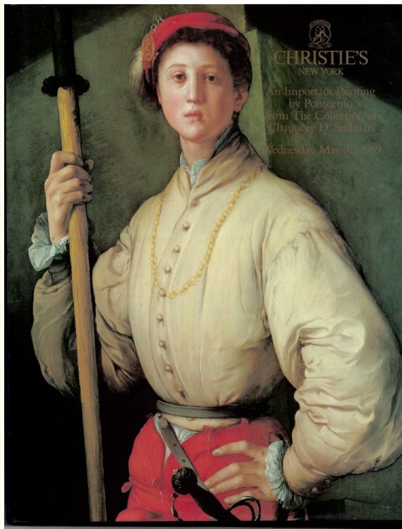 An Important Painting by Pontormo from the Collection of Chauncey D. Stillman to be Sold on Wednesday, May 31, 1989