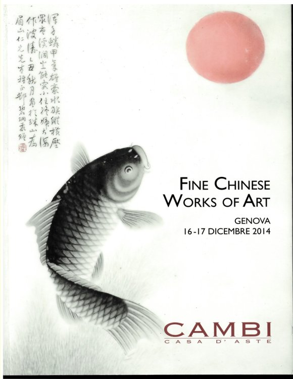 Fine Chinese Works of Art. Genova, 16-17 Dicembre 2014