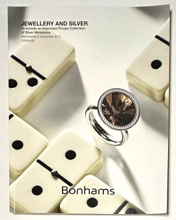 Jewellery and Silver to Include an Important Private Collection of Silver Miniatures. Wednesday 2 December 2015. Edinburgh