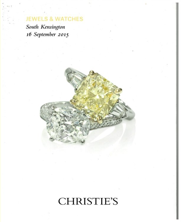 Jewels & Watches. South Kensington. Wednesday 16 September 2015