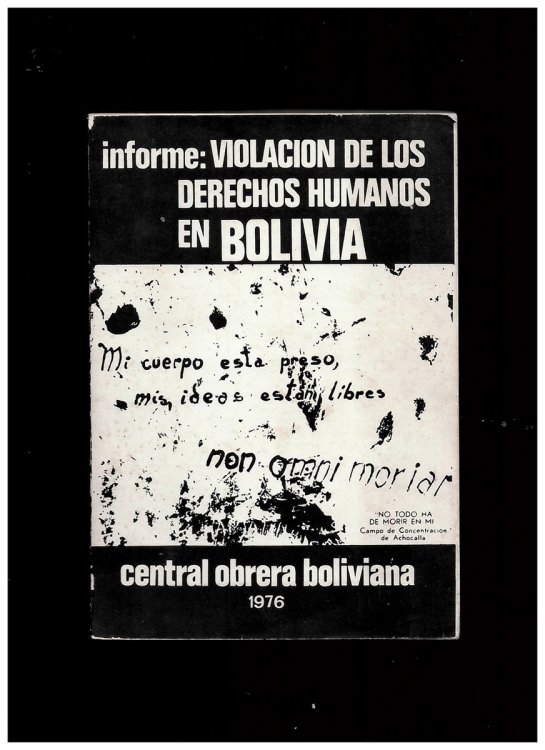 Informe: Violacion De Los Derechos Humanos En Bolivia