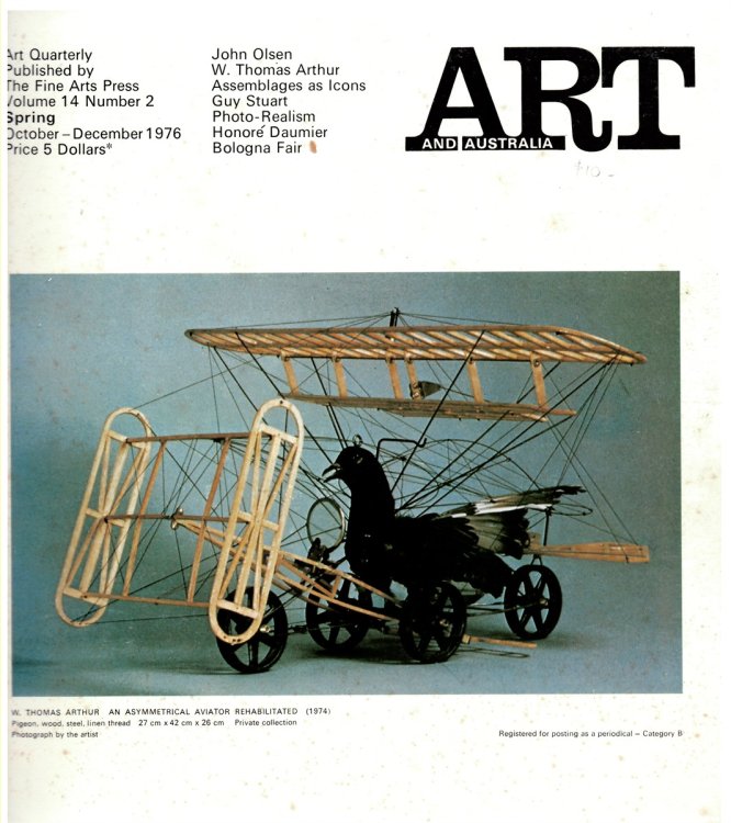 Art and Australia. Volume 14 Number 2 Spring October-December 1976