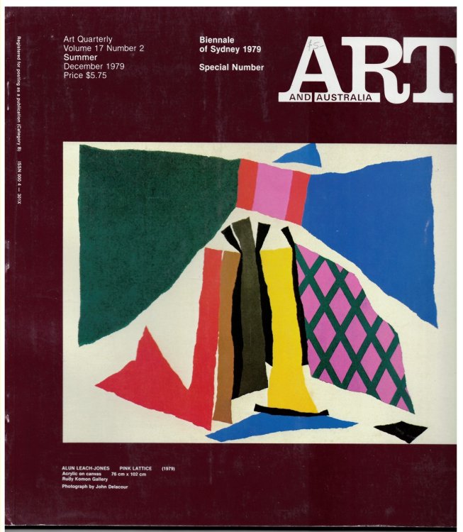 Art and Australia. Volume 17 Number 2 Summer December 1979