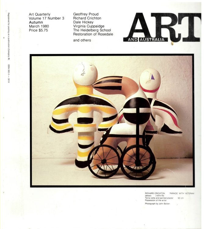 Art and Australia. Volume 17 Number 3 Autumn March 1980