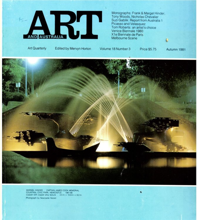 Art and Australia. Arts Quarterly Volume 18 Number 3 Autumn 1981