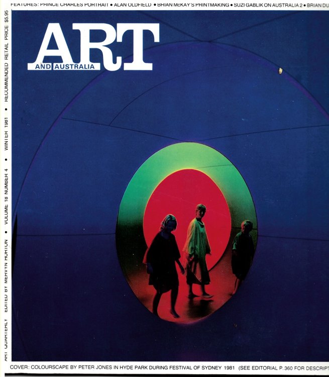 Art and Australia. Arts Quarterly Volume 18 Number 4 Winter 1981