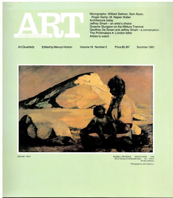 Art and Australia. Arts Quarterly Volume 19 Number 2 Summer 1981