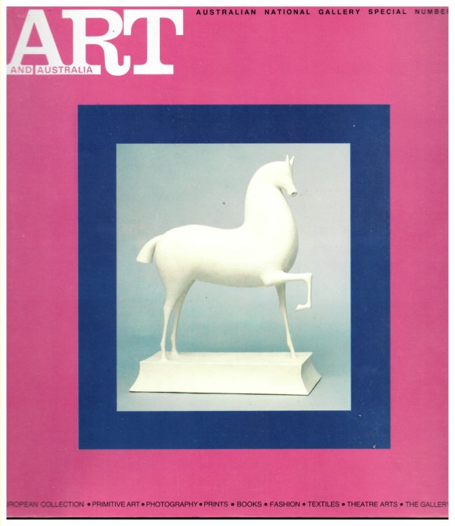 Art and Australia. Arts Quarterly Volume 20 Number 1 Spring 1982