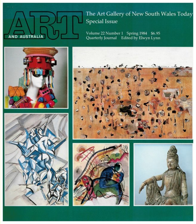 Art and Australia. Arts Quarterly Volume 22 Number 1 Spring 1984