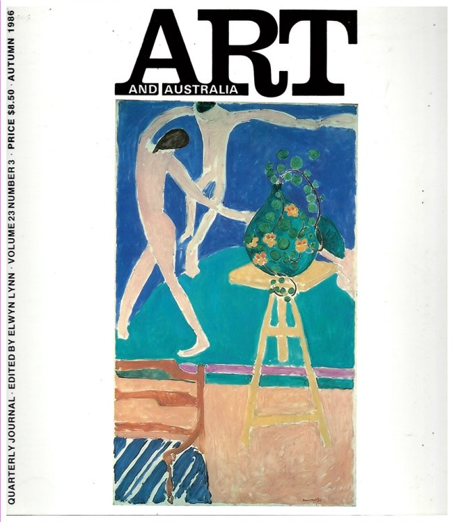 Art and Australia. Arts Quarterly Volume 23 Number 3 Autumn 1986
