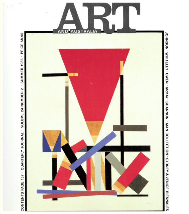 Art and Australia. Arts Quarterly Volume 24 Number 2 Summer 1987