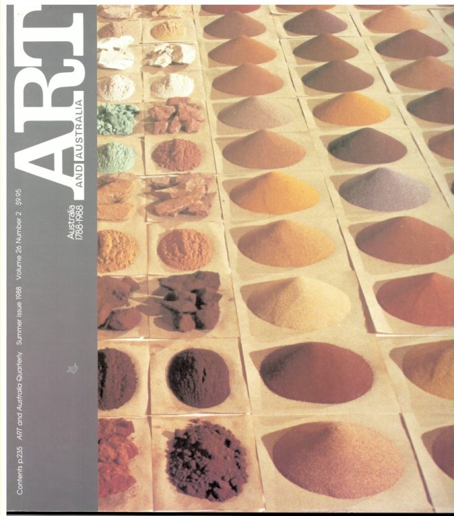 Art and Australia. Arts Quarterly Volume 26 Number 2 Summer 1988