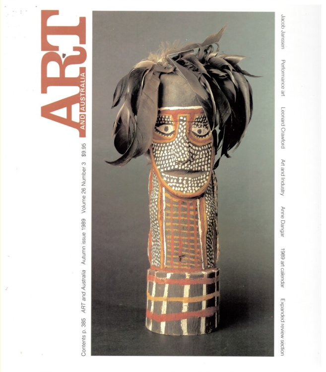 Art and Australia. Arts Quarterly Volume 26 Number 3 Autumn Issue 1989