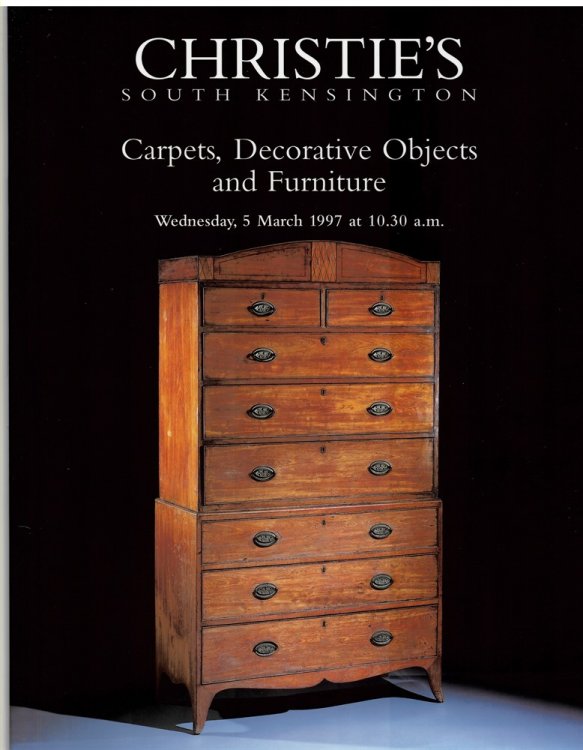 Carpets, Decorative Objects and Furniture. Christie's South Kensington. Wednesday, 5 March 1997. FRN--7512