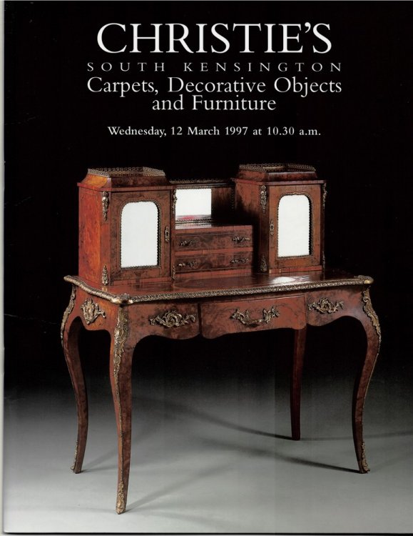 Carpets, Decorative Objects and Furniture. Christie's South Kensington. Wednesday, 12 March 1997. FRN--7519