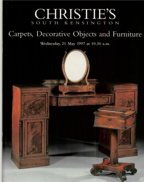 Carpets, Decorative Objects and Furniture. Christie's South Kensington. Wednesday, 21 May 1997. FRN--7595