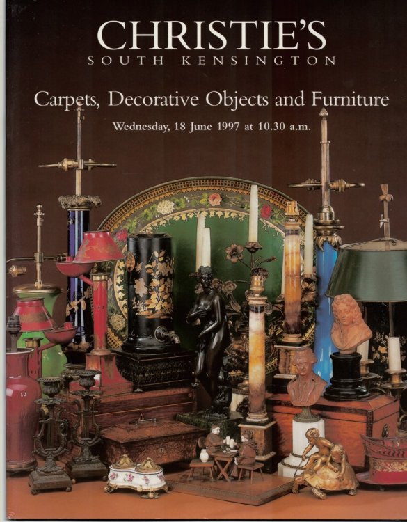 Carpets, Decorative Objects and Furniture. Christie's South Kensington. Wednesday, 18 June 1997. FRN--7630