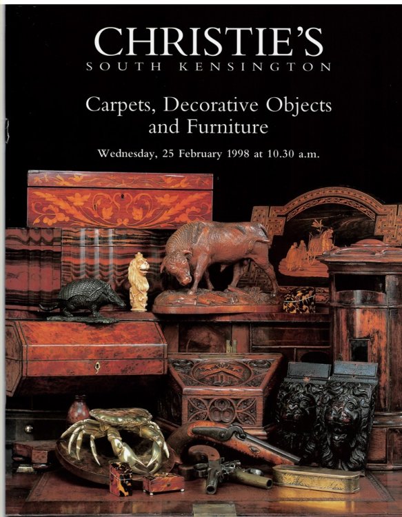 Carpets, Decorative Objects and Furniture. Christie's South Kensington. Wednesday 25 February 1998. FRN--7899