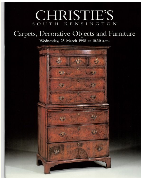 Carpets, Decorative Objects and Furniture. Christie's South Kensington. Wednesday 25 March 1998. FRN--7932