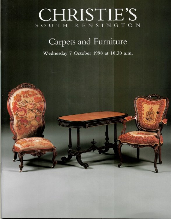 Carpets and Furniture. Christie's South Kensington. Wednesday 7 October 1998. FRN-8144