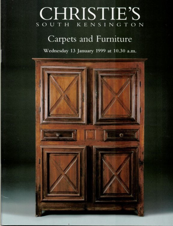 Carpets and Furniture. Christie's South Kensington. Wednesday 13 January 1999. FRN-8261