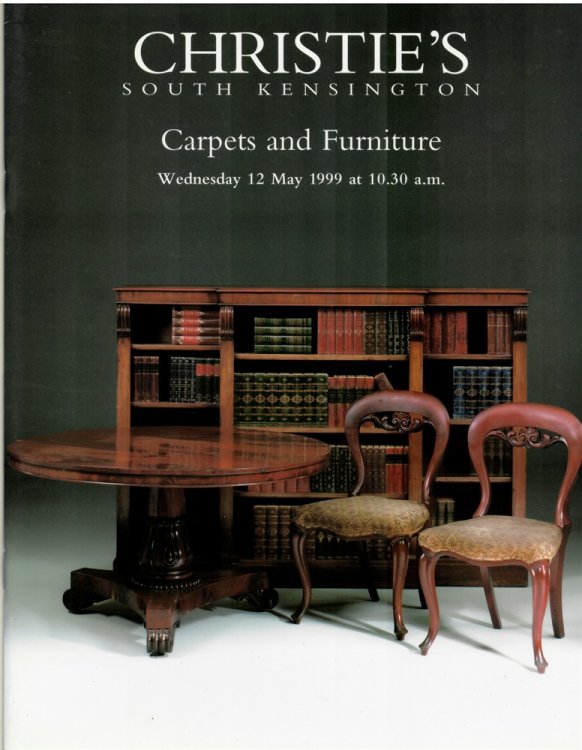 Carpets and Furniture. Christie's South Kensington. Wednesday 12 May 1999. FRN-8375
