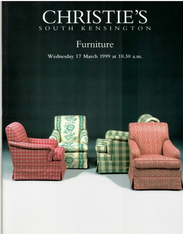 Furniture. Christie's South Kensington. Wednesday 17 March 1999. FRN-8320