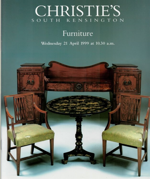 Furniture. Christie's South Kensington. Wednesday 21 April 1999. FRN-8354