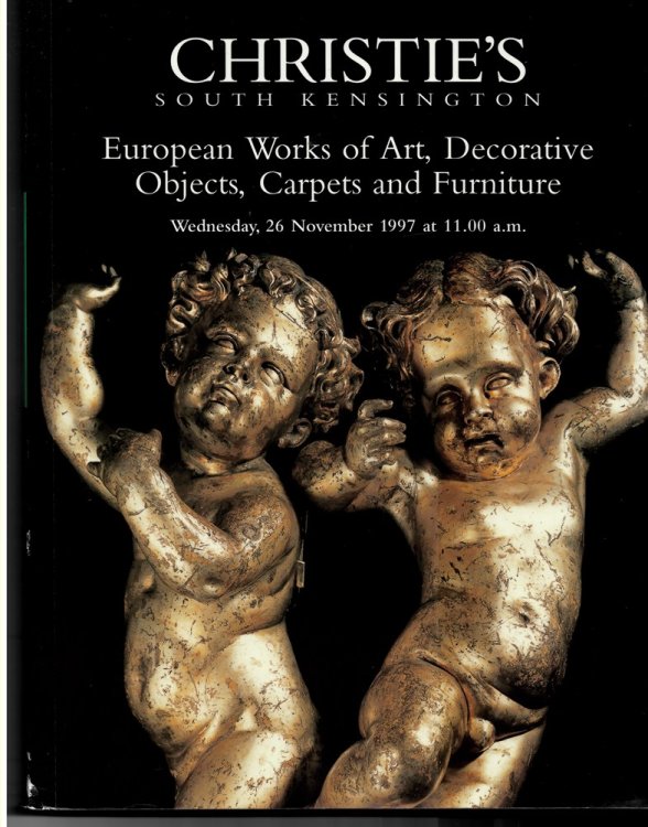 European Works of Art, Decorative Objects, Carpets and Furniture. London, Wednesday, 26 November 1997 FRN-7809