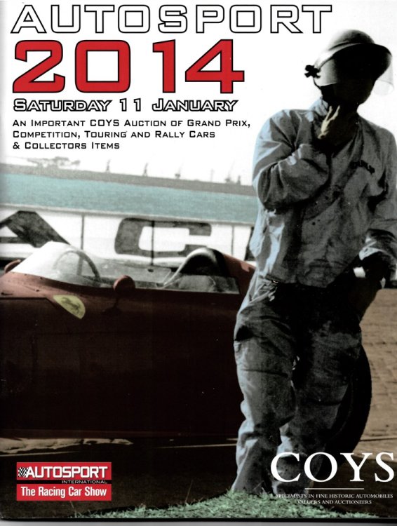 The Racing Car Show. Autosport. Grand Prix, Competition, Touring & Rally Cars and Collectors Items. Saturday 11th January 2014