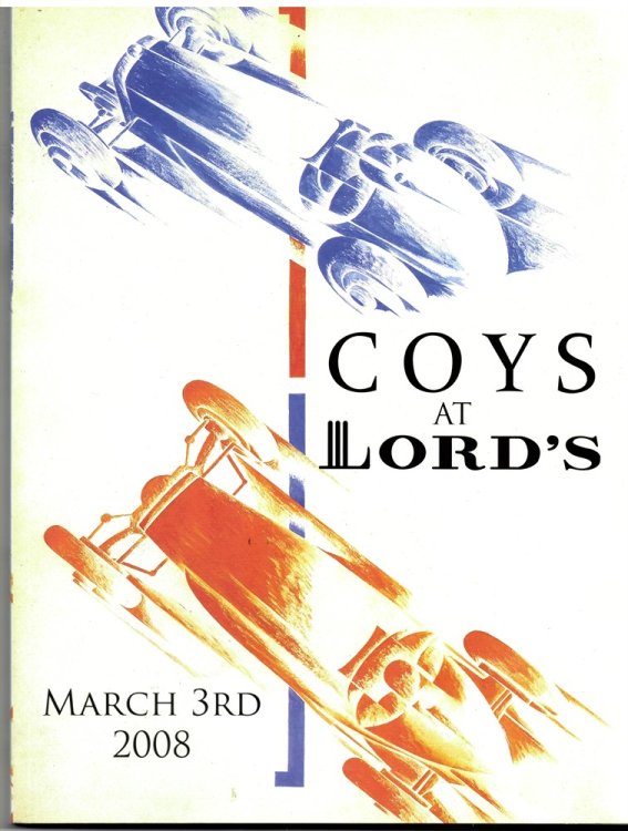 Coys At Lord's. an Important Auction of British & Continental Sports & Touring Motorcars, Associated Collectables, Fine, Antique and Sporting Guns. Monday 3rd March 2008