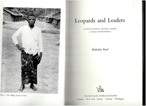 Leopards and Leaders. Constitutional Politics Among a Cross River People